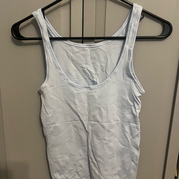 Women's Light Blue Tank Top - Picture 2 of 3